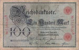 100 Mark 1907 ro.30 Z/B